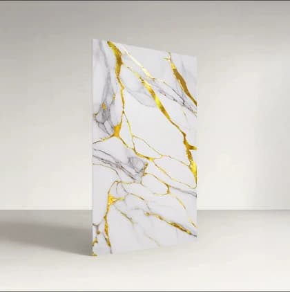 244x122 Gold Marble PVC Duvar Paneli