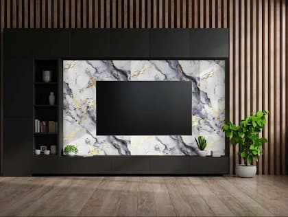 244x122 Smoke'n Gold PVC Duvar Paneli